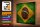 Holzschild Flagge 40x30cm Brasilien Schild