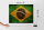 Holzschild Flagge 40x30cm Brasilien Schild