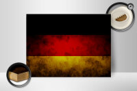 Holzschild Flagge 40x30cm Deutschland Fahne
