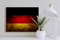 Holzschild Flagge 40x30cm Deutschland Fahne