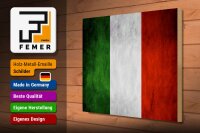 Holzschild Flagge 40x30cm Italien Fahne