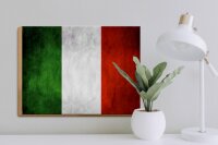 Holzschild Flagge 40x30cm Italien Fahne