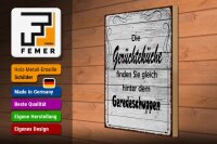 Holzschild Spruch 30x40cm Gerüchteküche Geredeschuppen