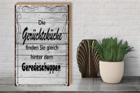 Holzschild Spruch 30x40cm Gerüchteküche Geredeschuppen