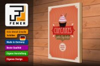 Holzschild Spruch 30x40cm Cupcakes jeden Tag lecker