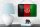 Blechschild Flagge Afghanistans 18x12cm Afghanistan Vintage