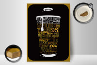 Holzschild Spruch 30x40cm Shotgun Dosenstechen Bier