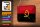 Blechschild Flagge Angolas 18x12cm Flag of Angola Vintage