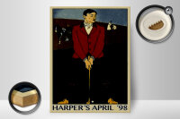 Holzschild Golf 30x40cm Harper`s April 98