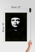 Holzschild Retro 30x40cm Revolution Che Guevara Kuba