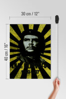 Holzschild Retro 30x40cm Che Guevara 1928-1967 Kuba