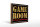 Holzschild Spruch 40x30cm Game room no cheating no fighting