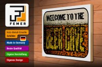 Holzschild Bier 40x30cm welcome to the beer cave