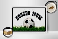 Holzschild Fußball 40x30cm Soccer Mom Fußball...
