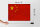 Holzschild Flagge 40x30cm China Fahne Wanddeko