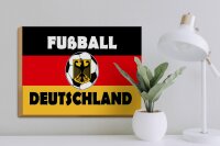 Holzschild Spruch 40x30cm Fußball Deutschland