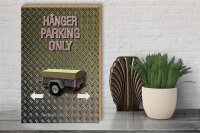 Holzschild Spruch 30x40cm Hänger parking only Wanddeko