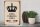 Holzschild Spruch 30x40cm King parking only Krone