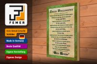 Holzschild Spruch 30x40cm Irish Philosophy there are only