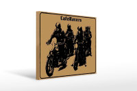 Holzschild Spruch 40x30cm Motorrad Cafe Racers motorcycle