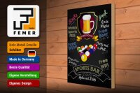 Holzschild Spruch 30x40cm sports bar Beer Bier relax enjoy