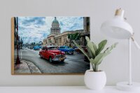 Holzschild Auto 40x30cm Oldtimer Cuba Havana Schild