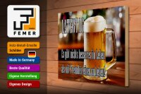 Holzschild Spruch 30x40cm Vatertag nichts besseres Bier
