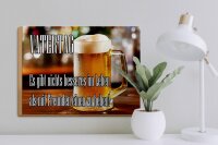 Holzschild Spruch 30x40cm Vatertag nichts besseres Bier