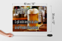 Holzschild Spruch 30x40cm Vatertag nichts besseres Bier