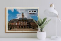 Holzschild Städte Herne Rathaus Architektur 40x30cm