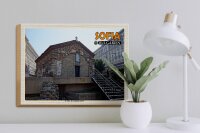 Holzschild Reise 40x30cm Sofia Bulgarien Sv Petka vergrabene Kirche