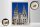 Holzschild Reise 30x40cm Chartres Frankreich Kathedrale