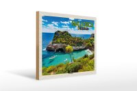 Holzschild Reise 40x30cm Mallorca Spanien Cala sAlmunia...