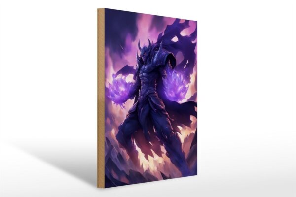 Holzschild 20x30cm Spektral Magier Boss