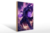 Holzschild 20x30cm Spektral Magier Boss