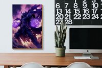 Holzschild 20x30cm Spektral Magier Boss