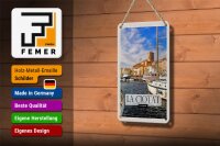 Blechschild Reise 12x18cm La ciotat France Meer Jachten Urlaub Schild