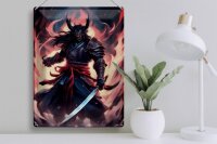 Blechschild 30x40cm Blutserwachter Sakura Samurai der Seelen