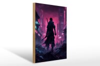 Holzschild 20x30cm Ausgesetzter von Synthopolis-City
