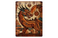 Blechschild 30x40cm Drachenaltar