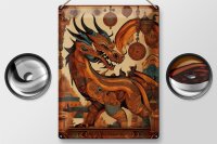 Blechschild 30x40cm Drachenaltar