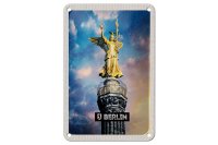 Blechschild Reise 12x18cm Berlin DE Alexanderplatz...