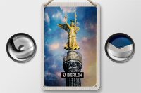 Blechschild Reise 12x18cm Berlin DE Alexanderplatz...