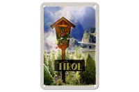 Blechschild Reise 12x18cm Tirol Österreich Jesus...
