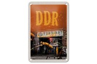 Blechschild Reise 12x18cm Berlin DDR Kombinat Zellstoff...