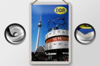 Blechschild Reise 12x18cm Berlin Alexanderplatz...