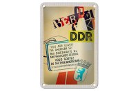 Blechschild Reise 12x18cm Berlin DDR Amerikanischen...