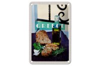 Blechschild Reise 12x18cm Greece Griechenland Öl...