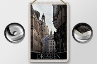 Blechschild Reise 12x18cm Dresden Deutschland Innenstadt...