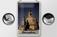 Blechschild Reise 12x18cm Dresden Kunst Mittelalter...